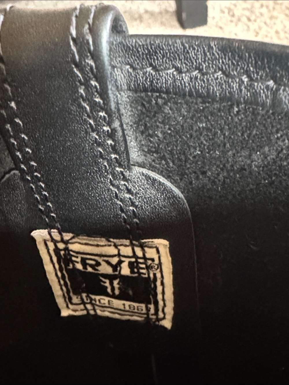 Frye Black Leather Harness 12R Boots - Picture 5 of 6